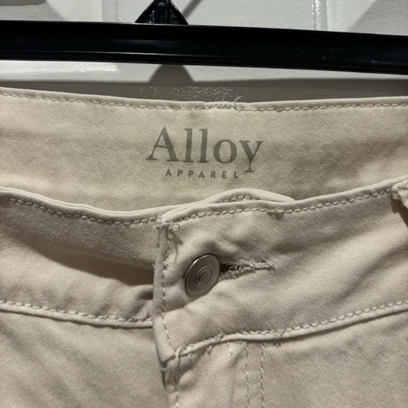 ALLOY Emma Midrise Skinny Beige Tall Jeans - Picture 3 of 4